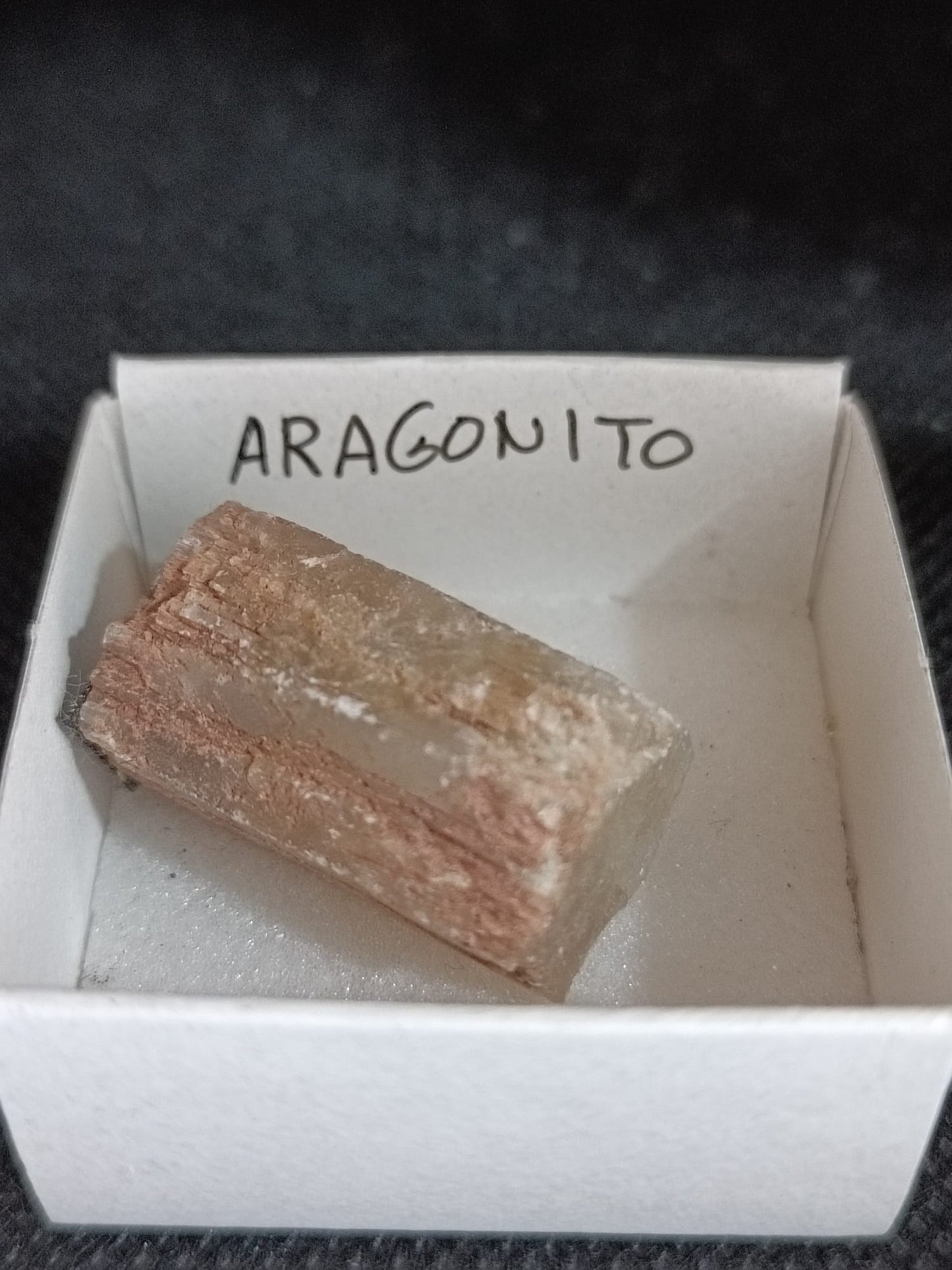 Mineral de colección de Aragonito