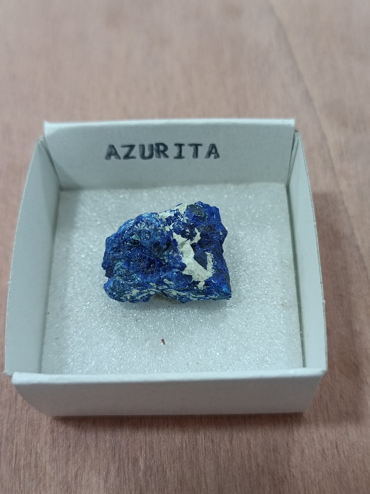 Mineral de colección Azurita
