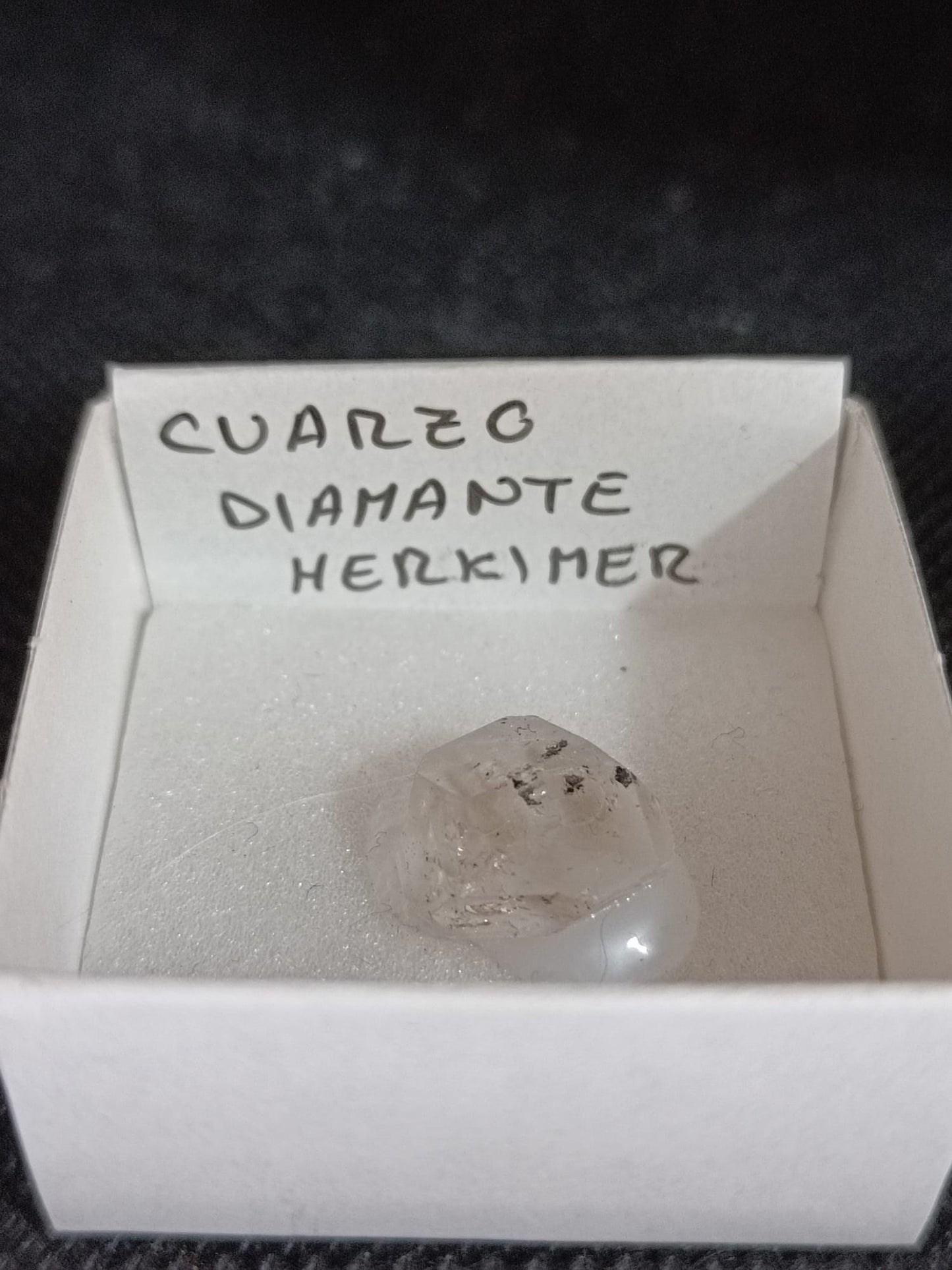 Mineral de colección Cuarzo Diamante Herkimer