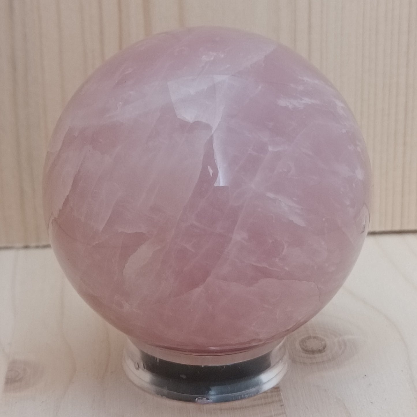 Esfera de Cuarzo rosa