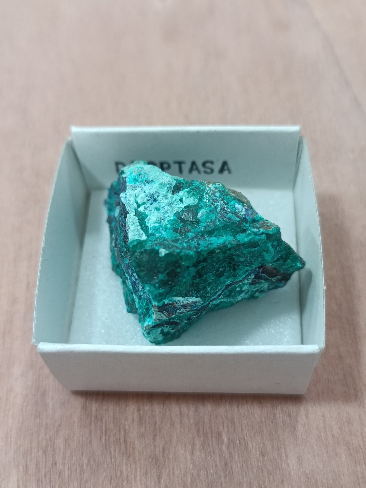 Mineral de colección Dioptasa