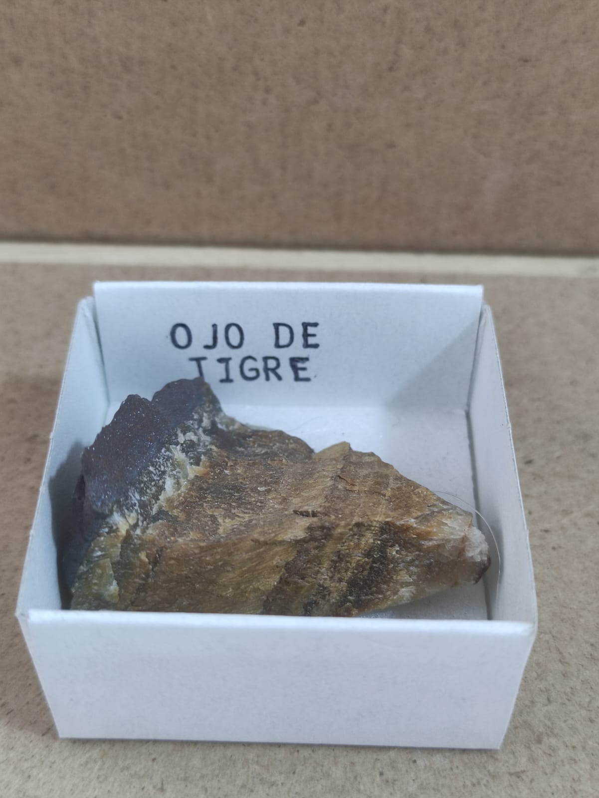 Mineral de colección Ojo de tigre