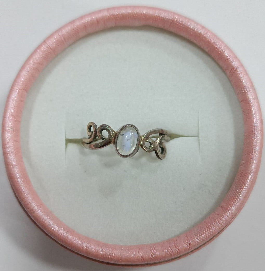 Anillo Piedra luna (adaptable)