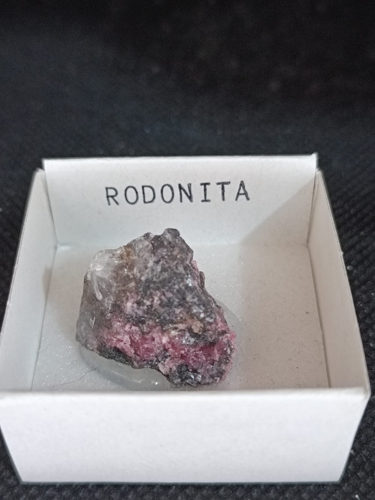 Mineral de colección Rodonita