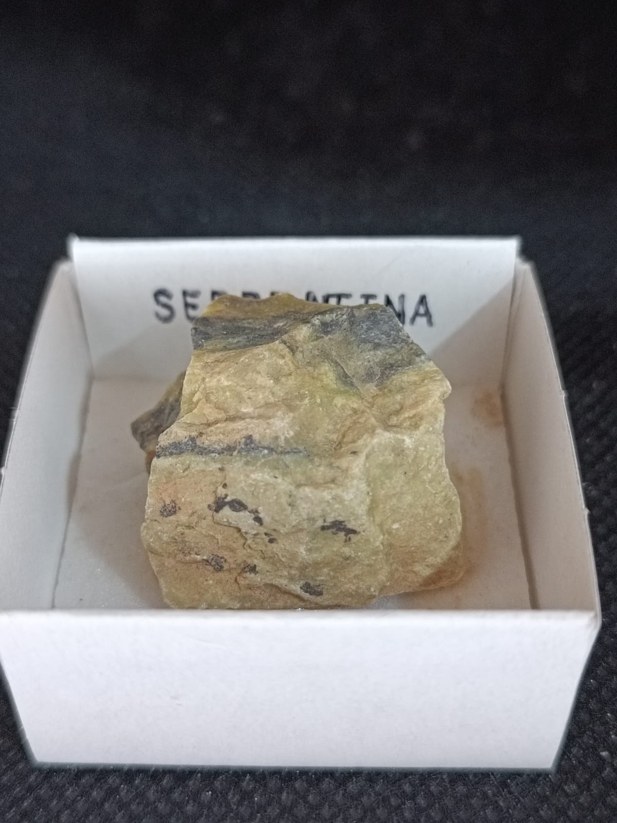 Mineral de colección Serpentina