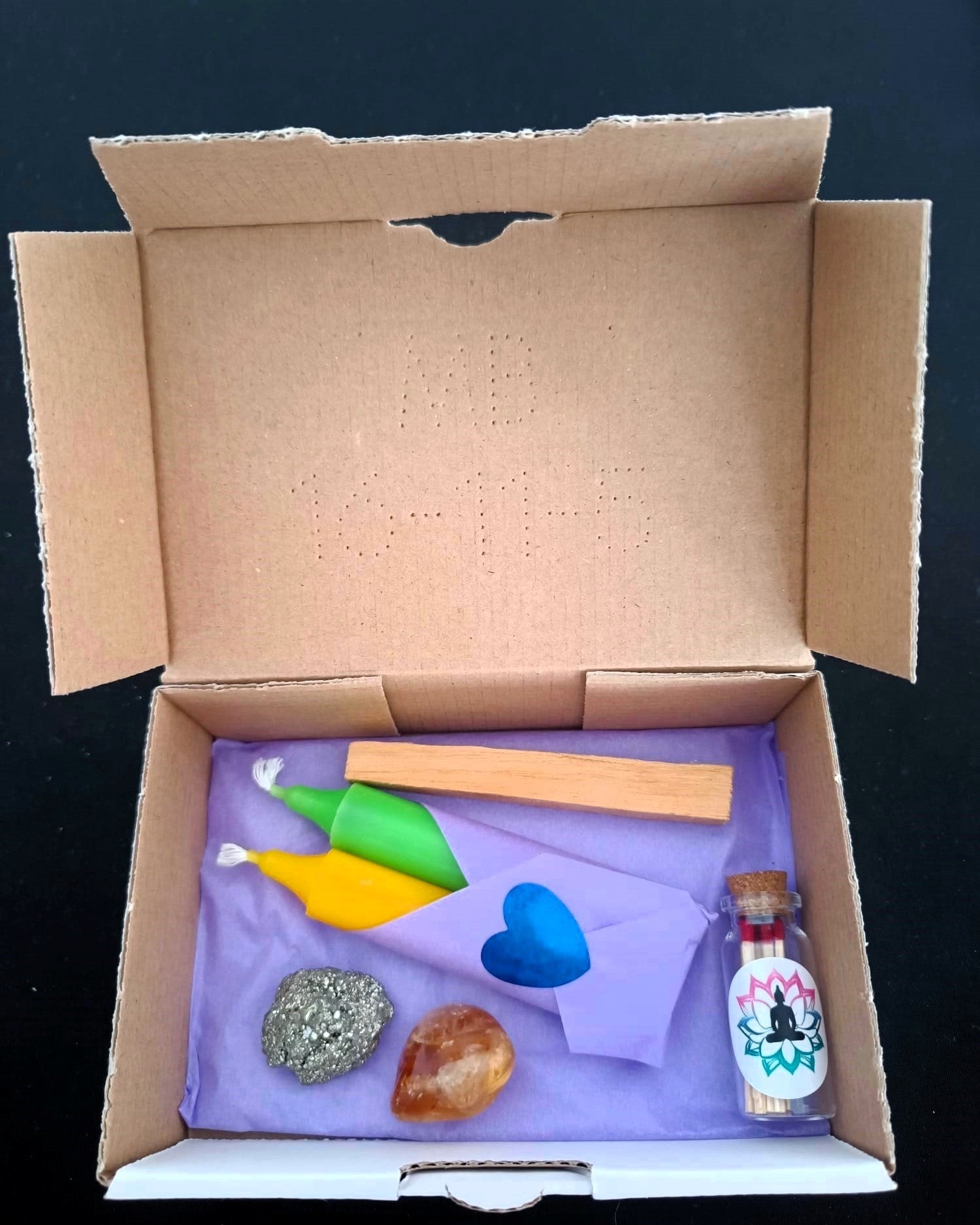 Packs velas + minerales