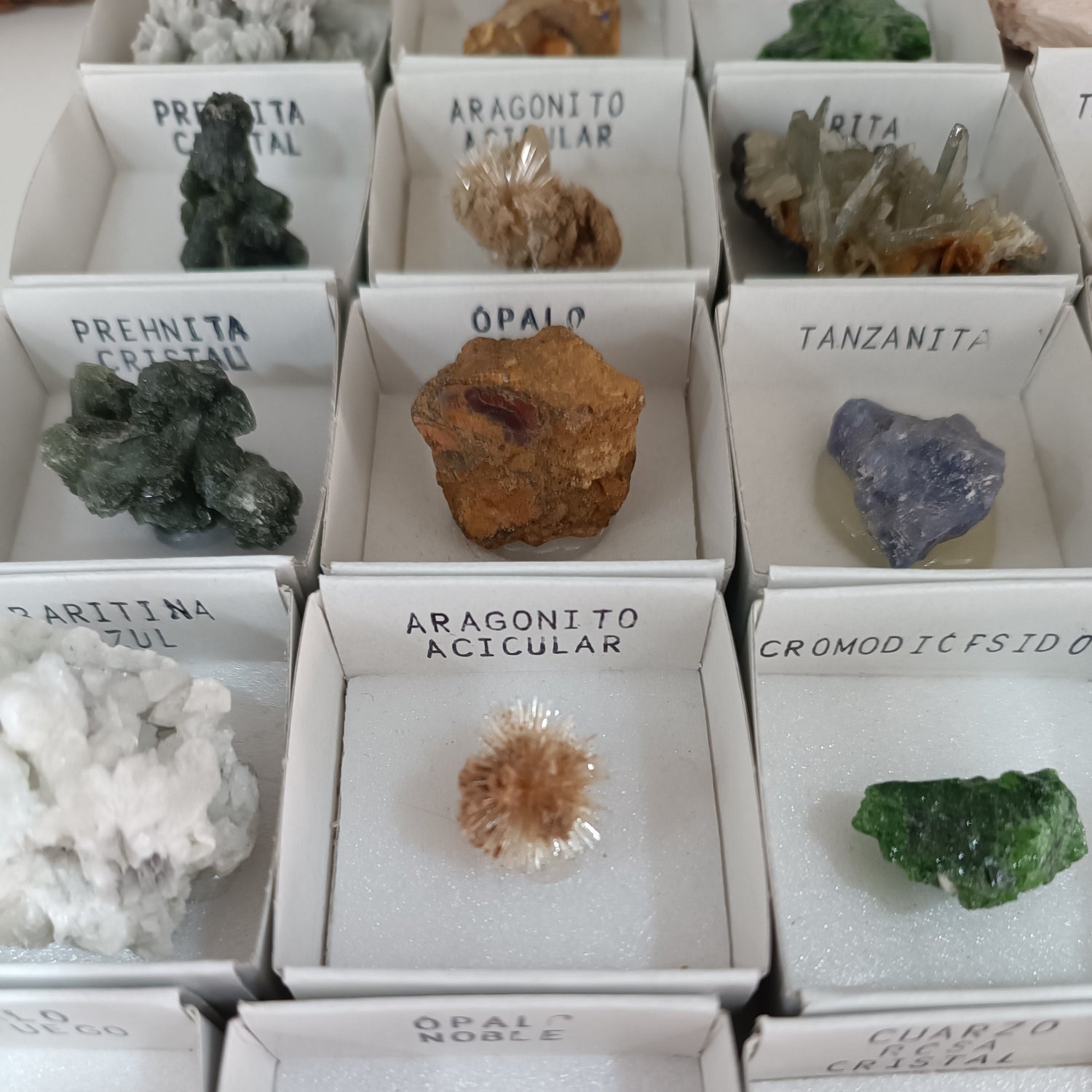 Minerales de colección