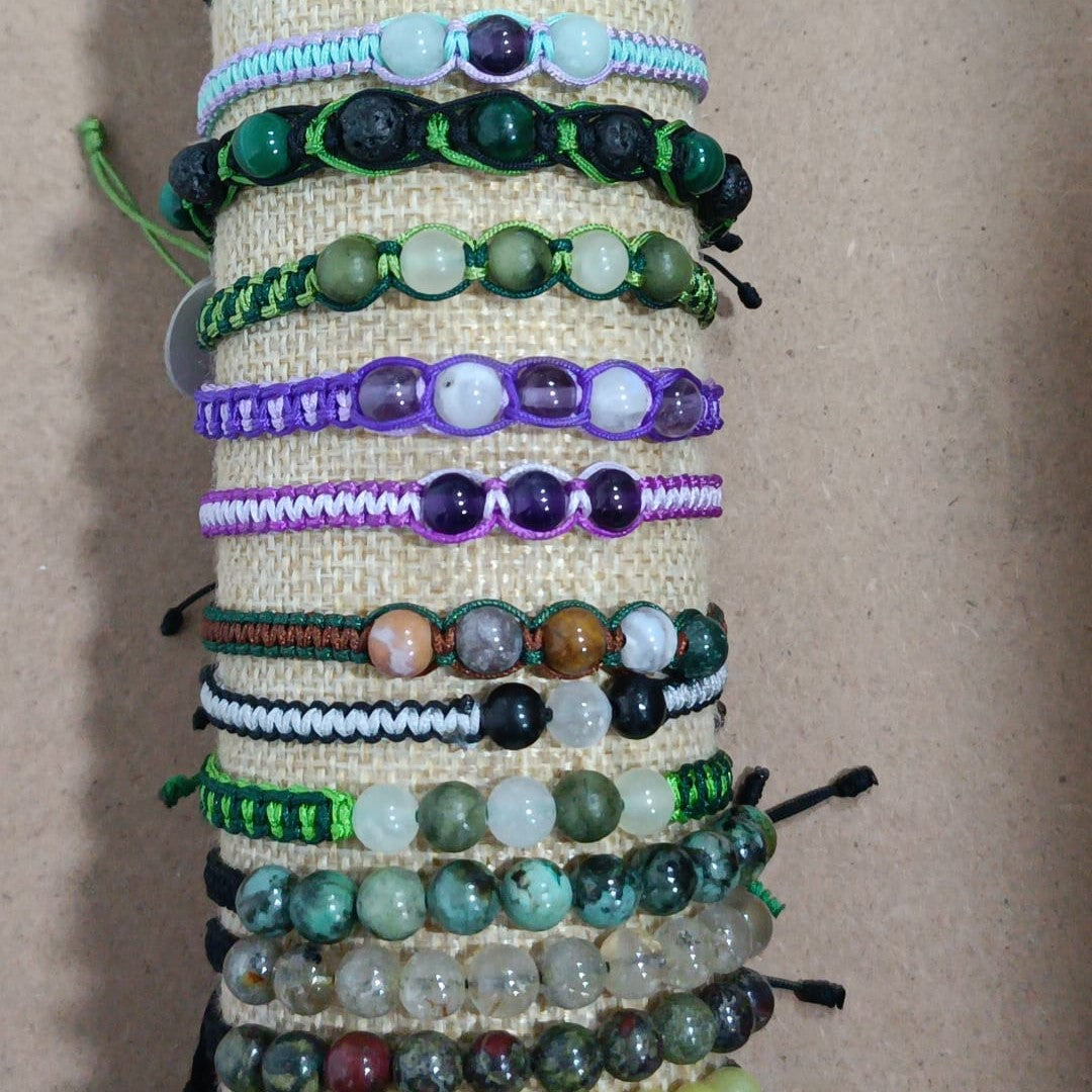 Pulseras de macramé