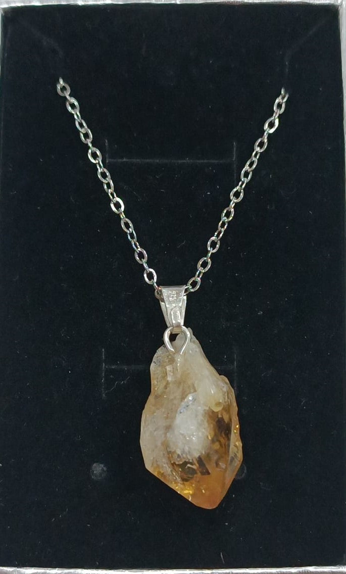 Colgante con anilla de plata variado masivo