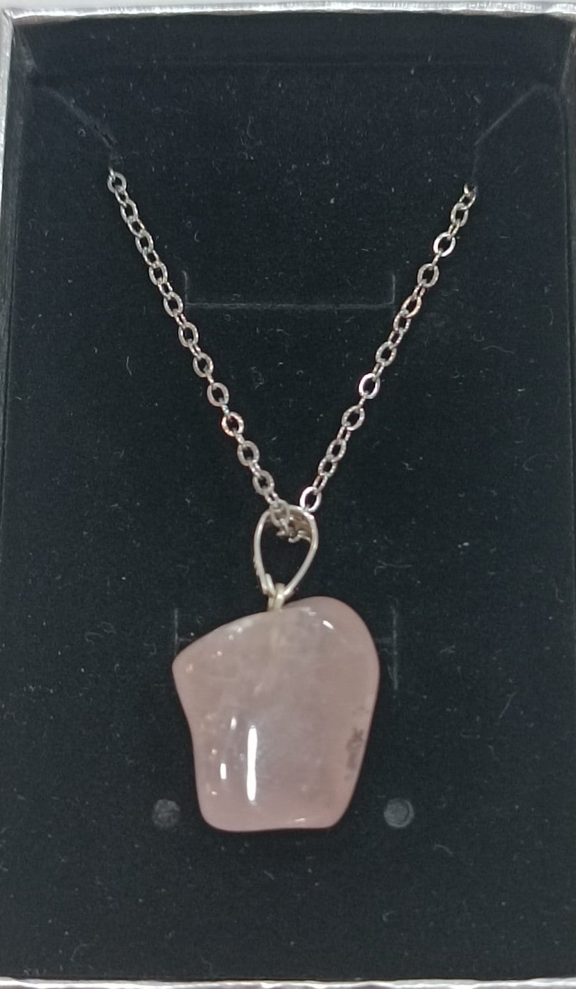 Colgante con anilla de plata variado pulido