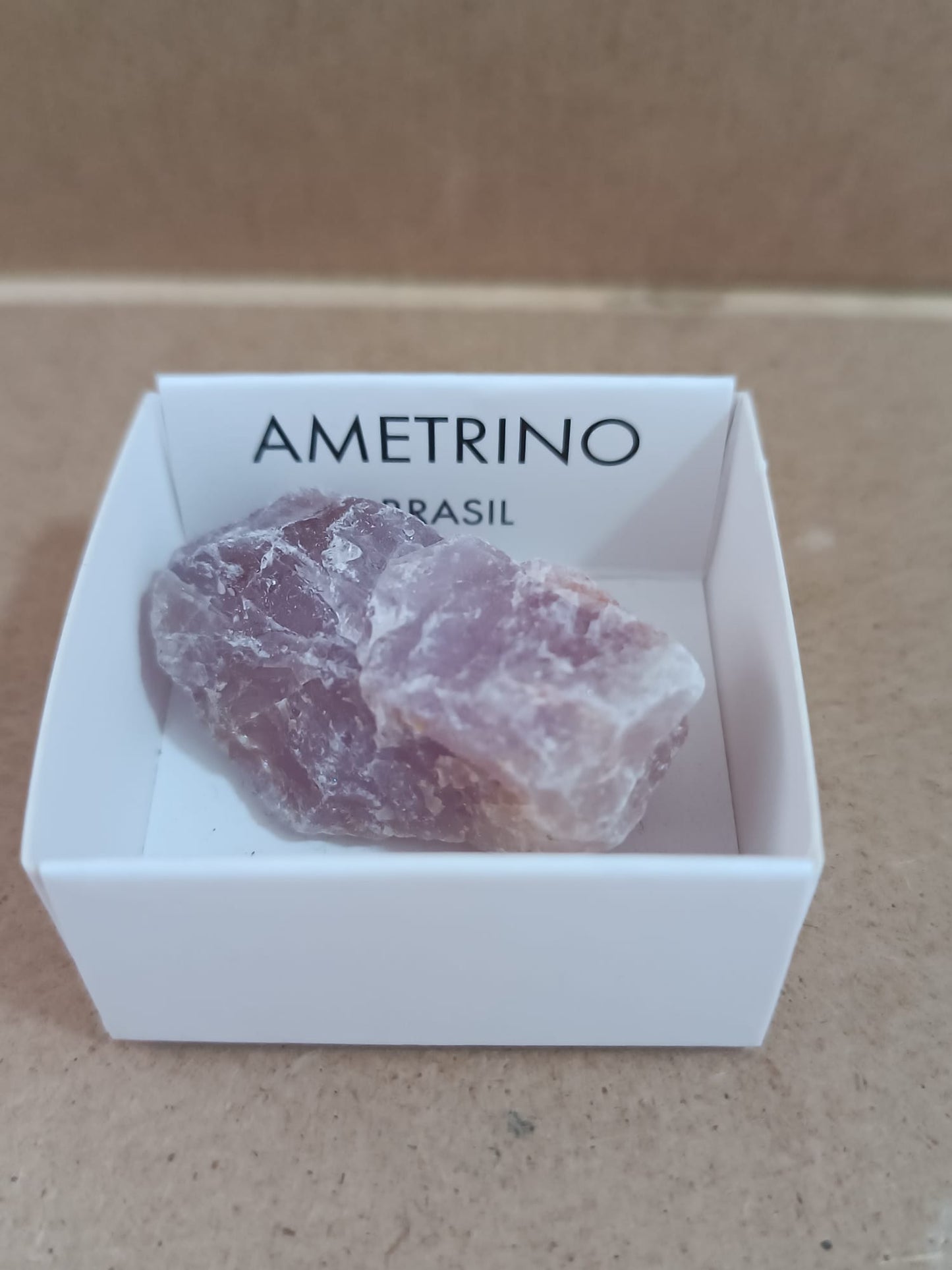 Mineral de colección Ametrino