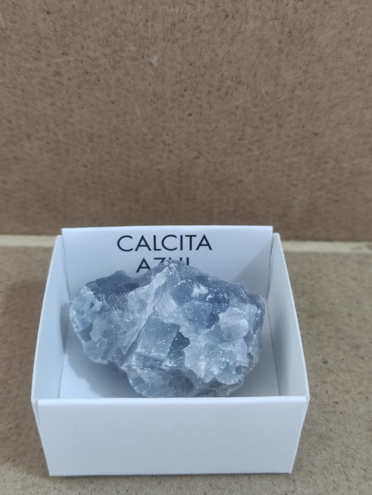 Mineral de colección Calcita azul