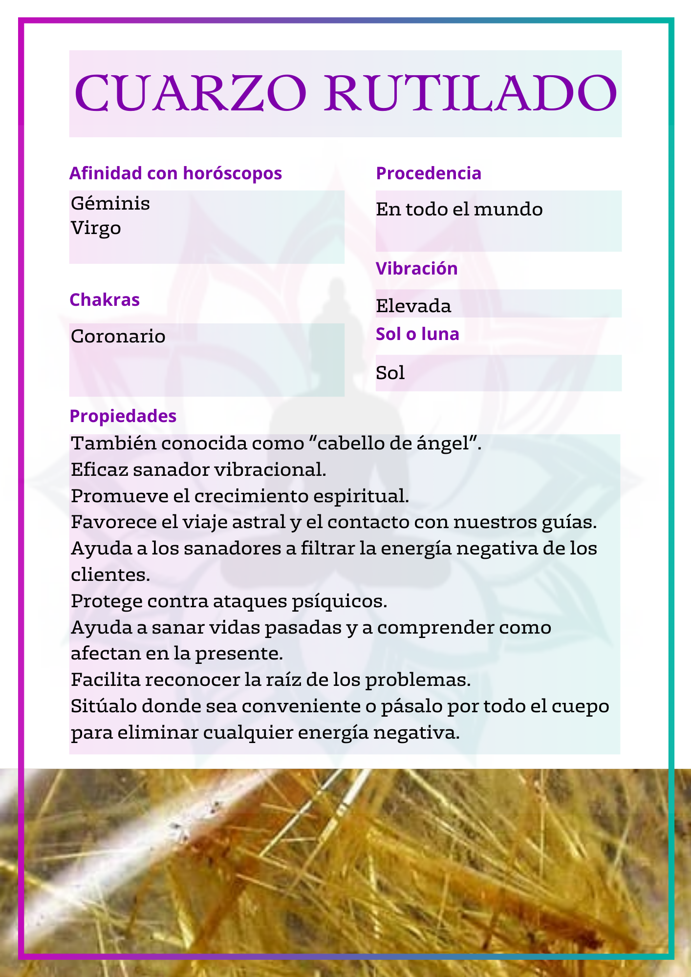 Canto rodado de Cuarzo con rutilo