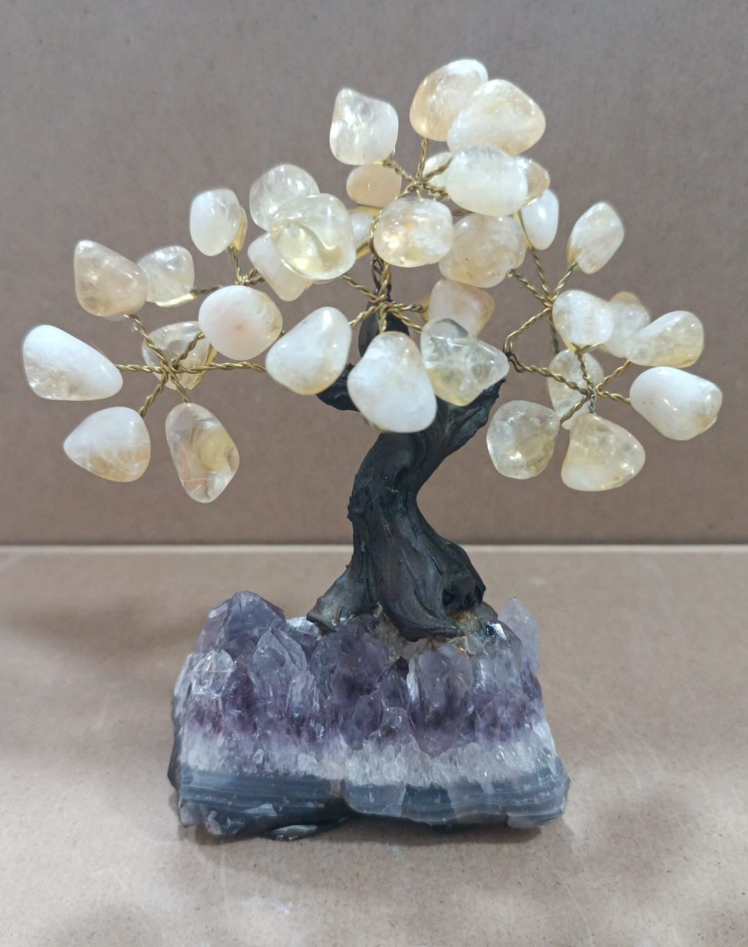 Árbol de Cuarzo citrino