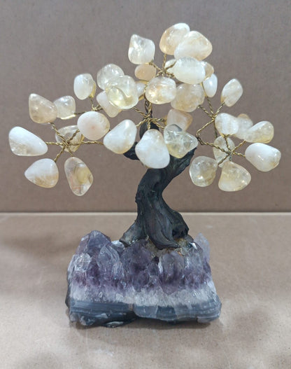 Árbol de Cuarzo citrino