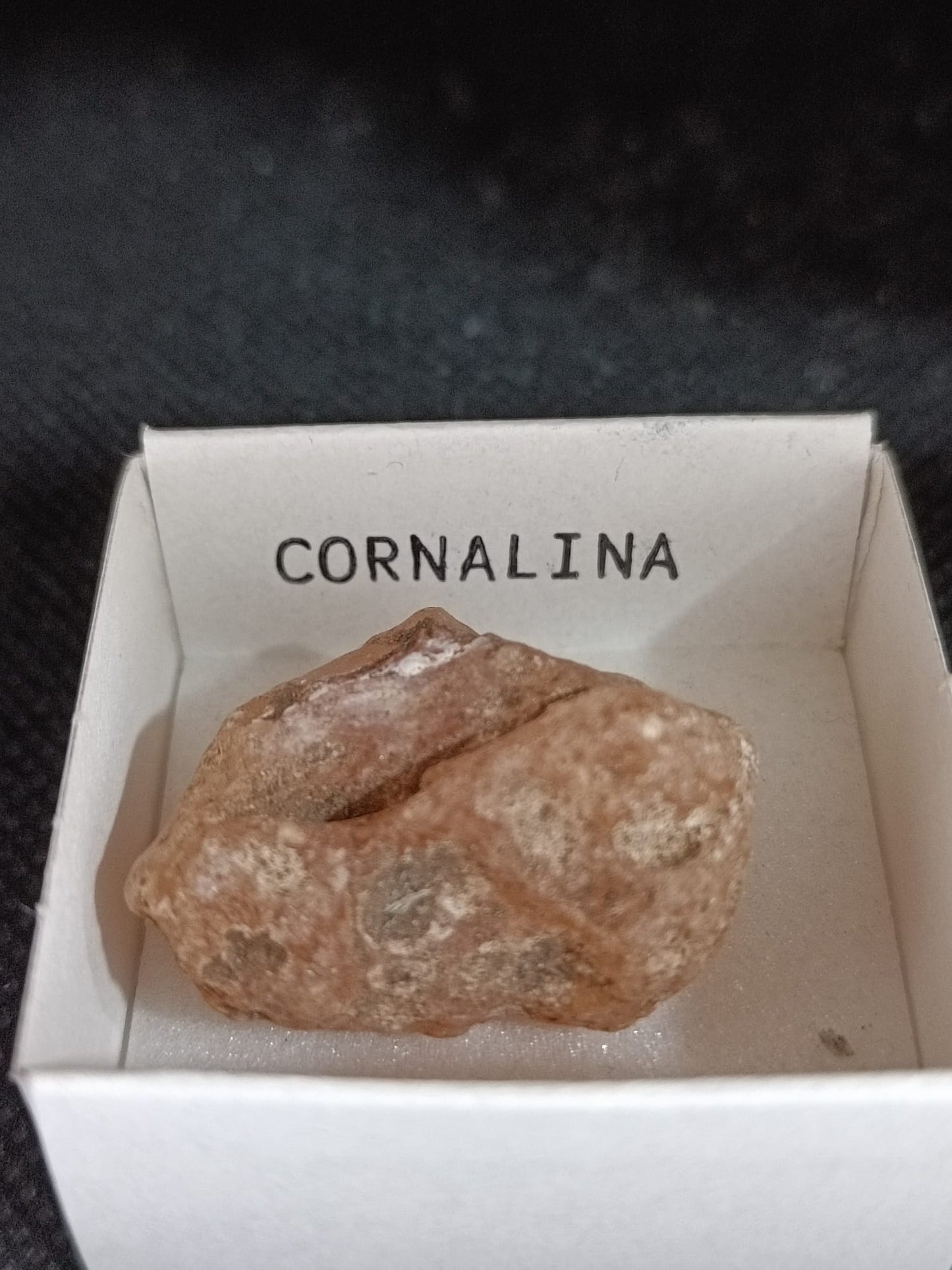 Mineral de colección Cornalina (Carneola)