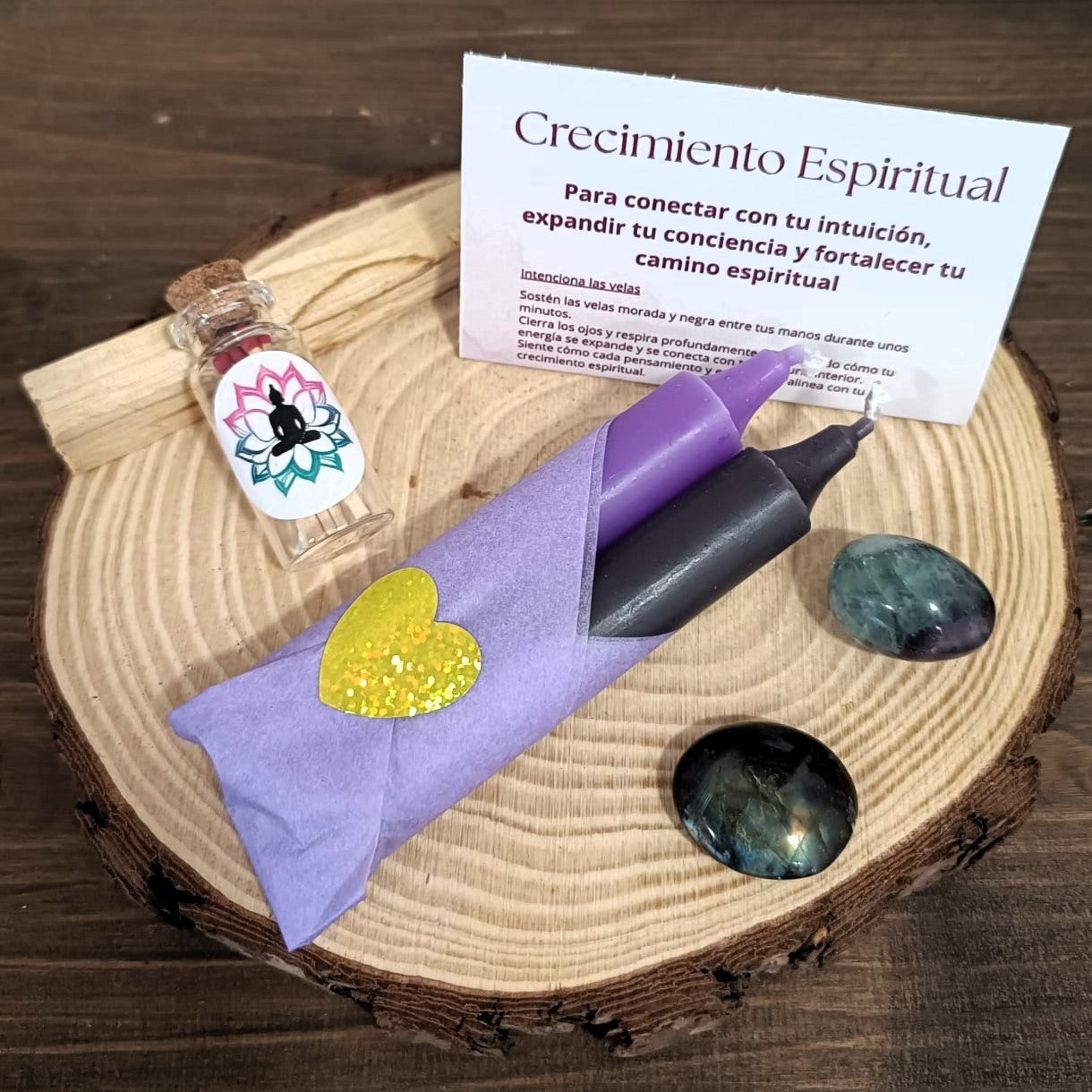 Packs velas + minerales