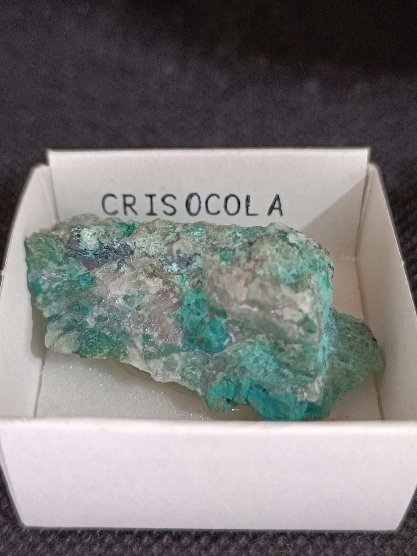 Mineral de colección Crisocola