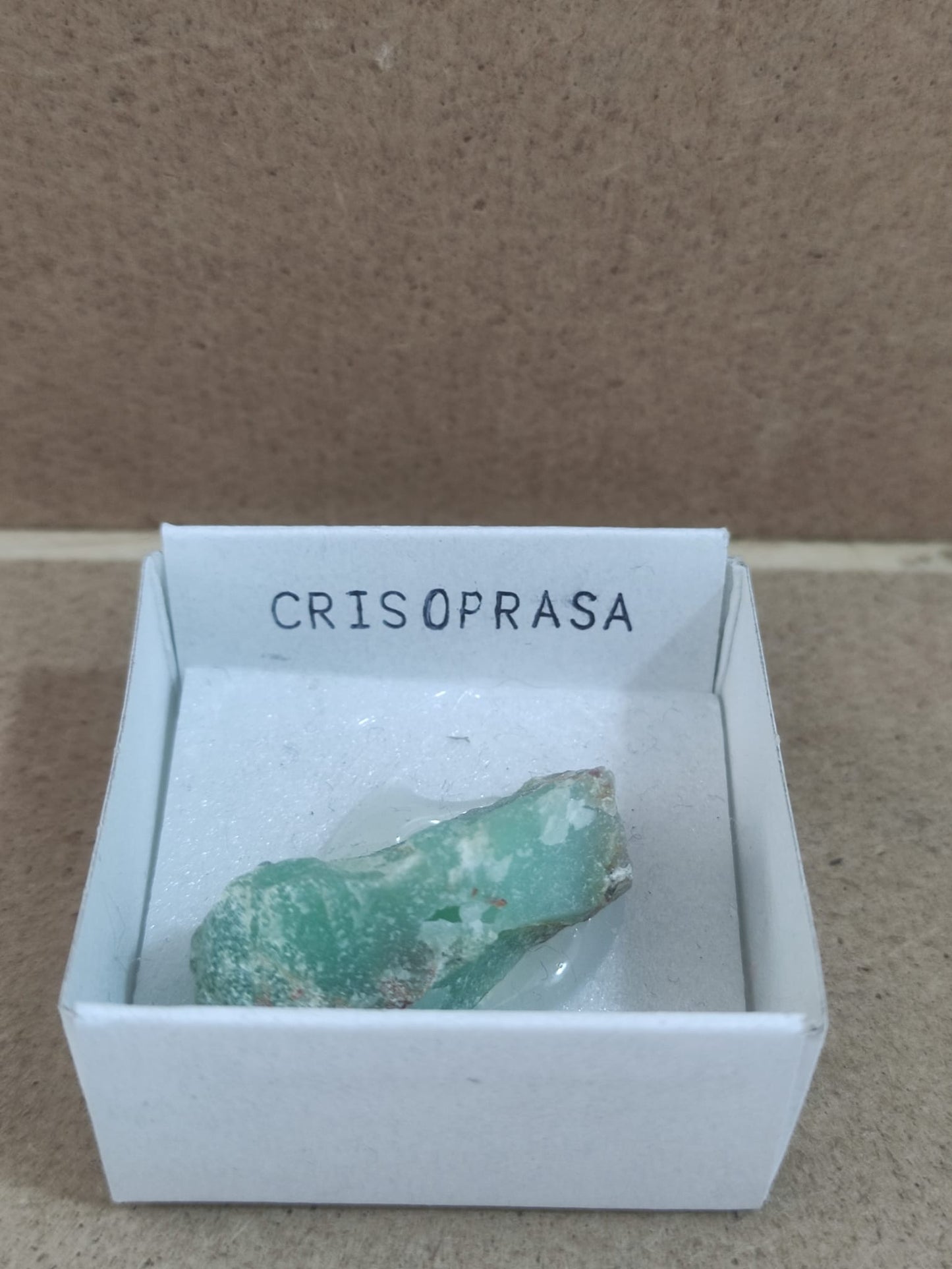 Mineral de colección Crisoprasa