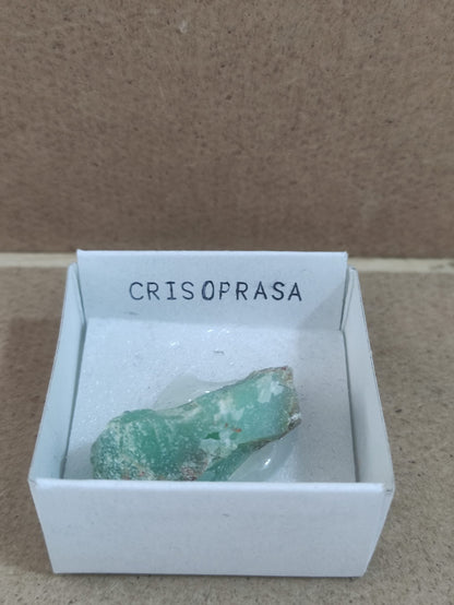 Mineral de colección Crisoprasa