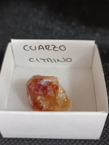 Mineral de colección Cuarzo citrino