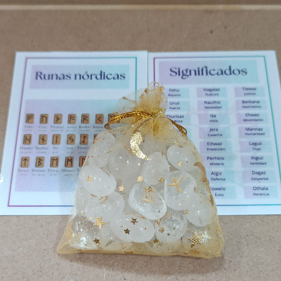 Runas en mineral