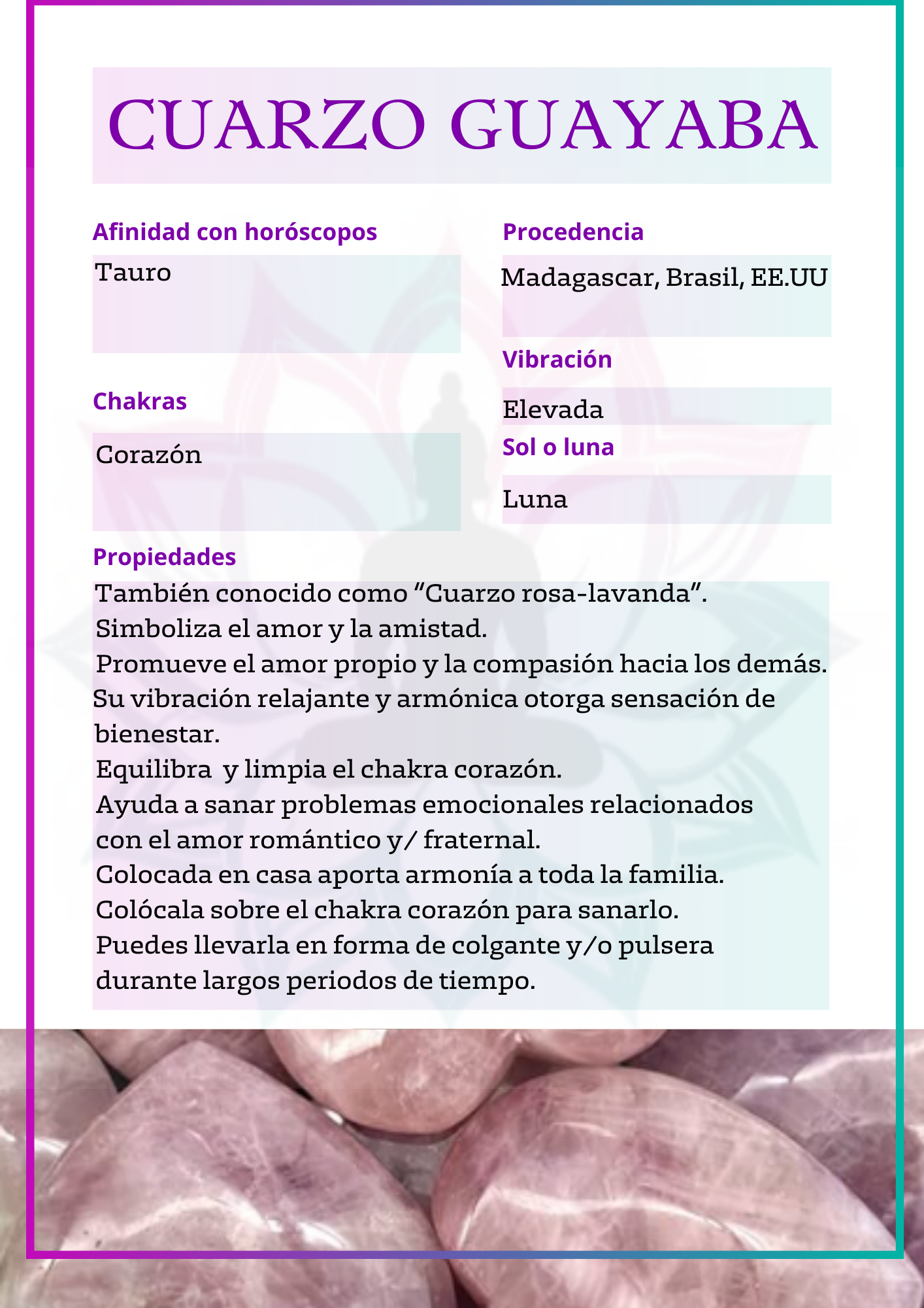 Generador de Cuarzo guayaba