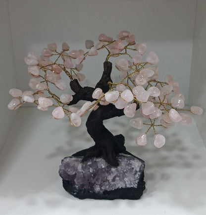 Árbol de Cuarzo rosa