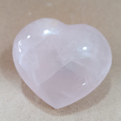 Corazón de Cuarzo rosa