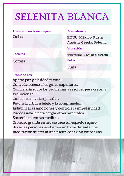 Corazón de Selenita