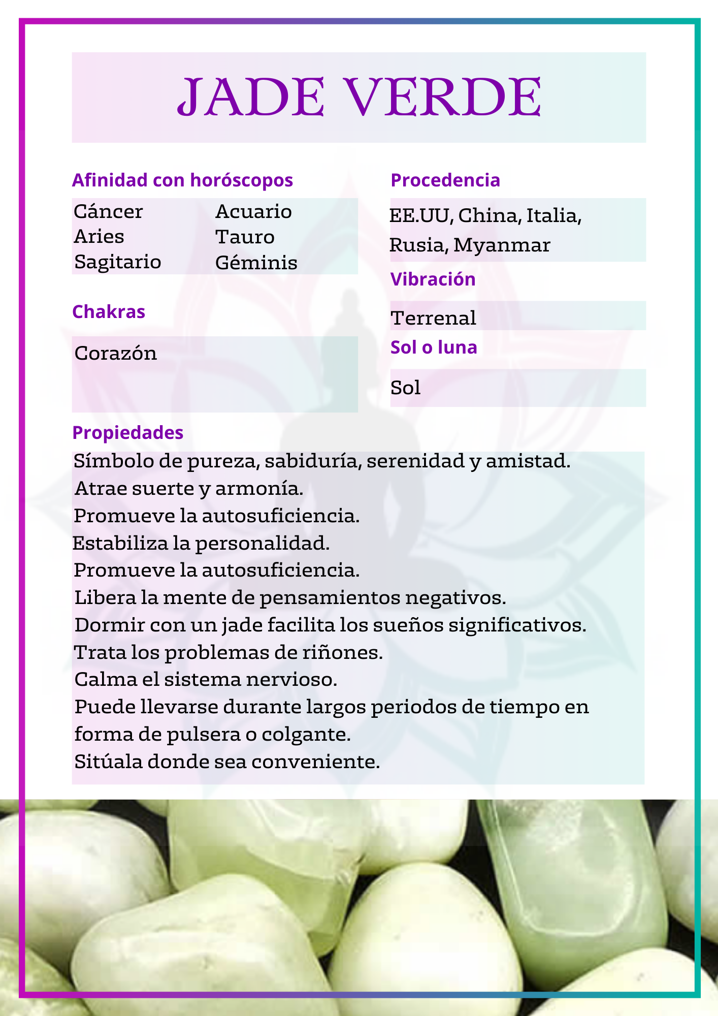 Plano de Jade verde