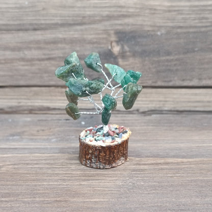 Árbol variado (base de madera)