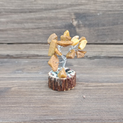 Árbol variado (base de madera)