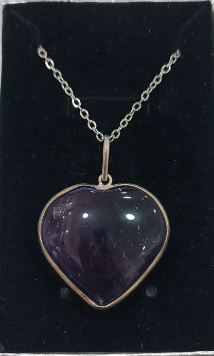 Colgante plata variado corazón