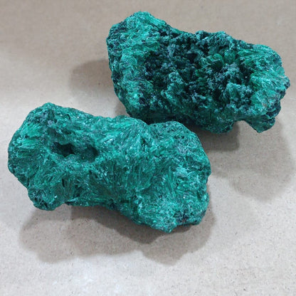 Masivo de Malaquita fibrosa
