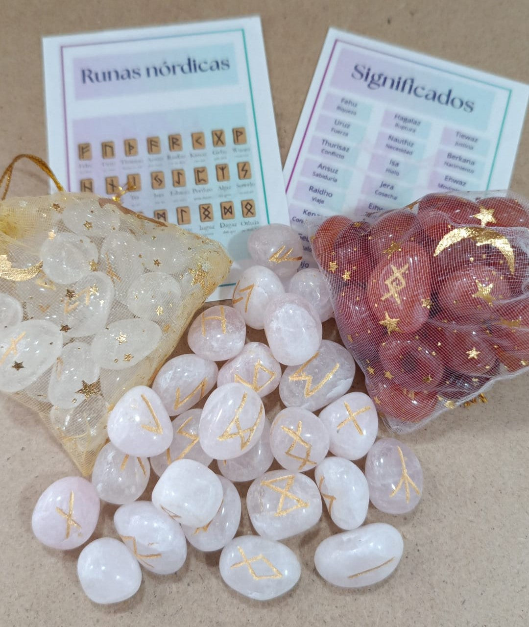 Runas en mineral