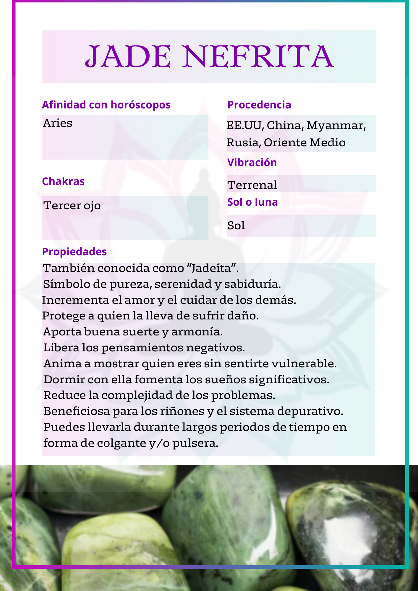 Canto rodado de Jade nefrita (Jadeíta)