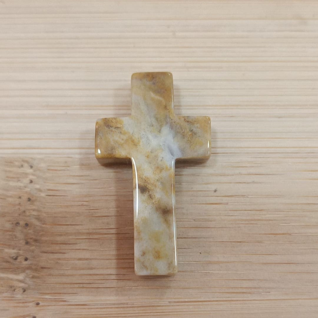 Colgante con agujero variado cruz