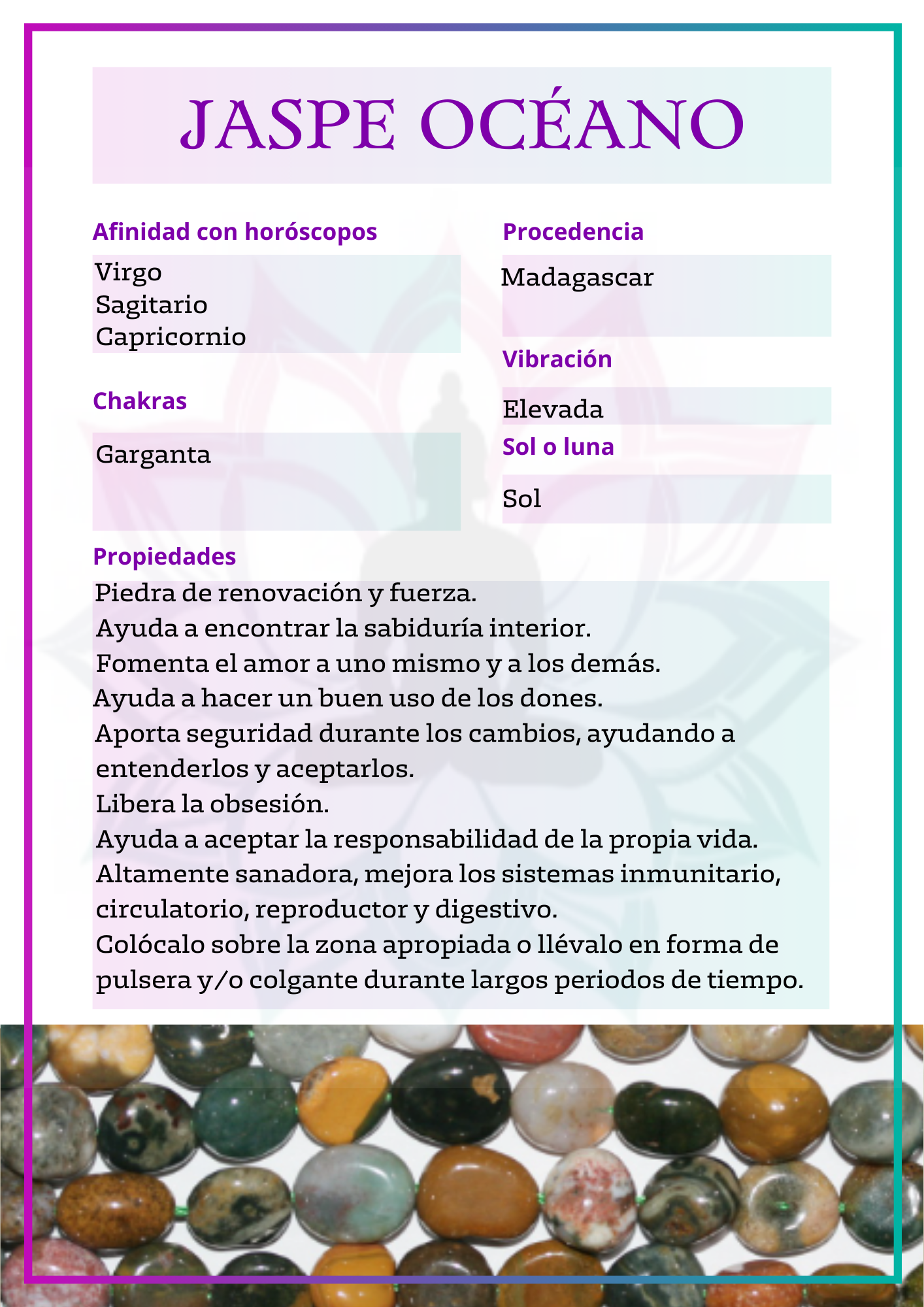 Plano de Jaspe océano