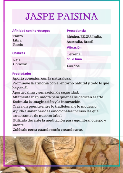 Canto rodado de Jaspe paisina