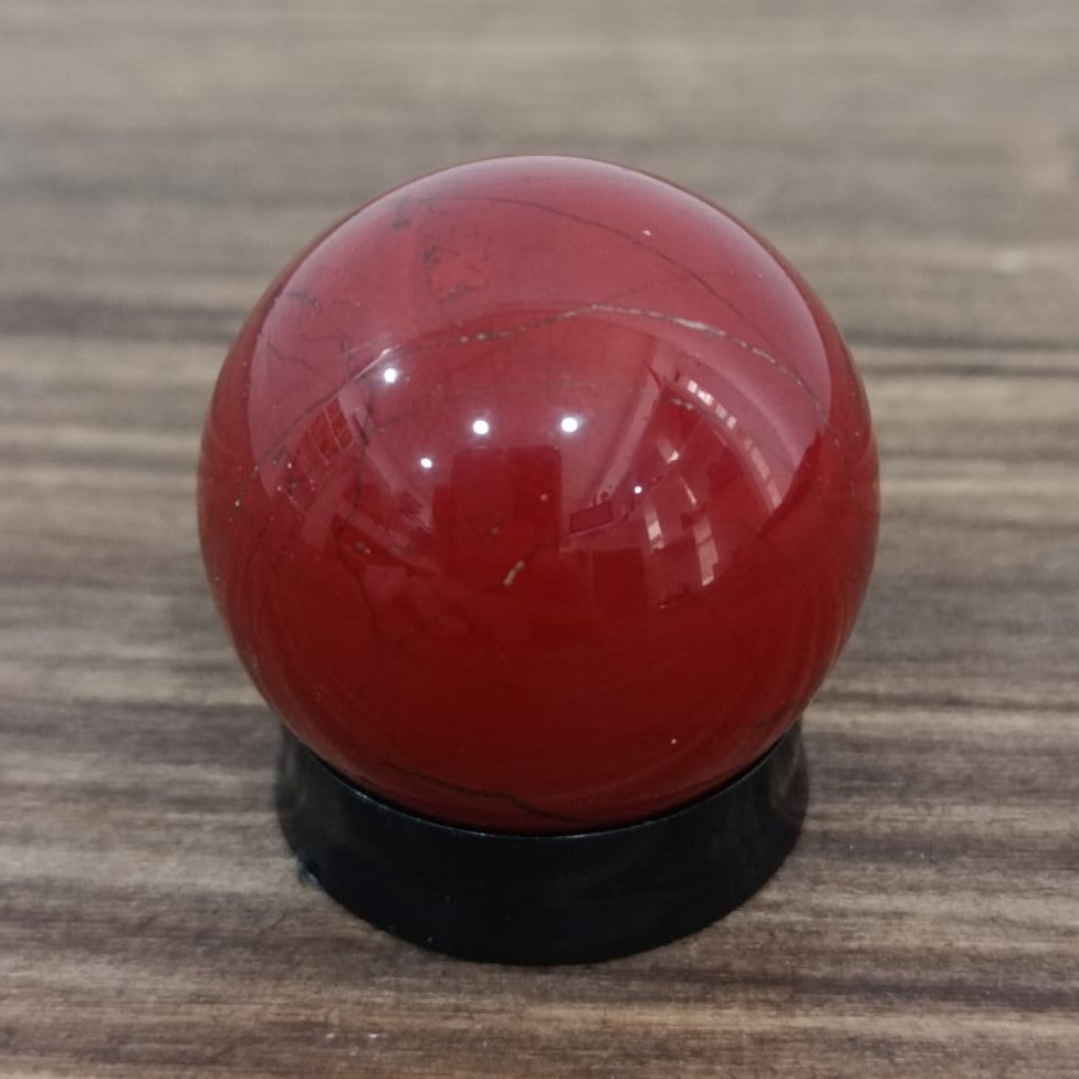 Esfera de Jaspe rojo