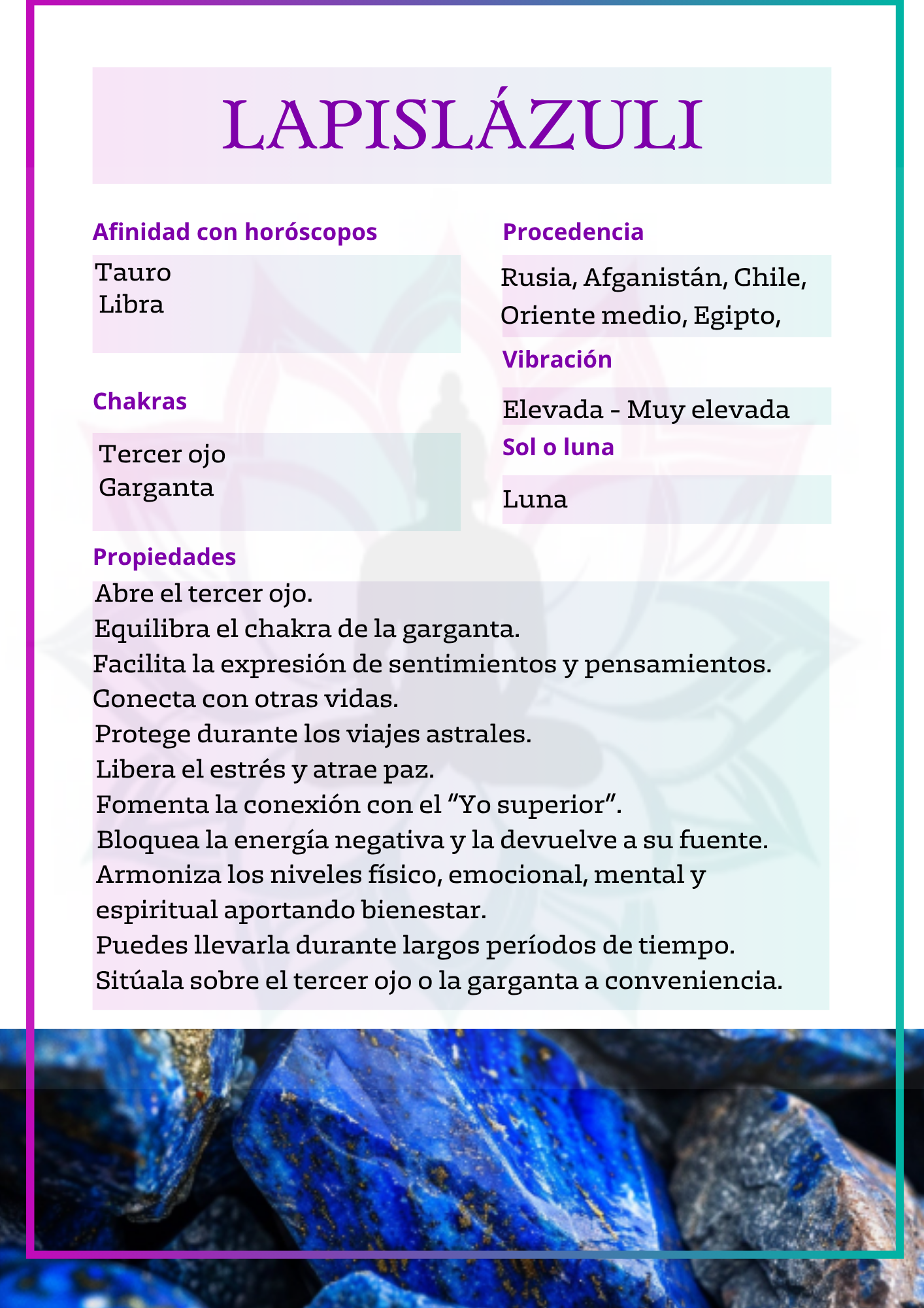 Pirámide de orgonita con Lapislázuli