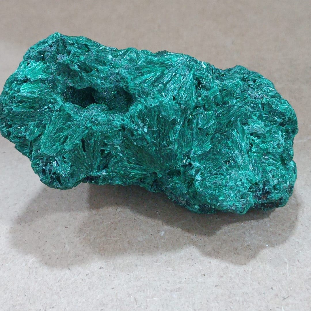 Masivo de Malaquita fibrosa