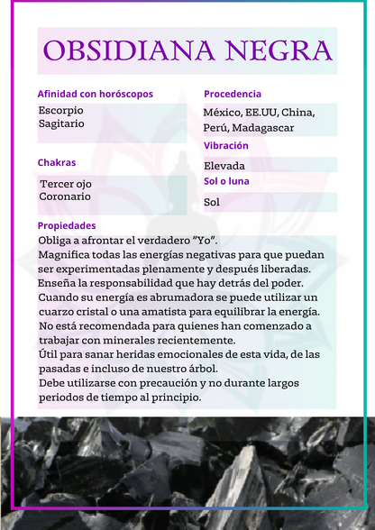 Esfera de Obsidiana negra