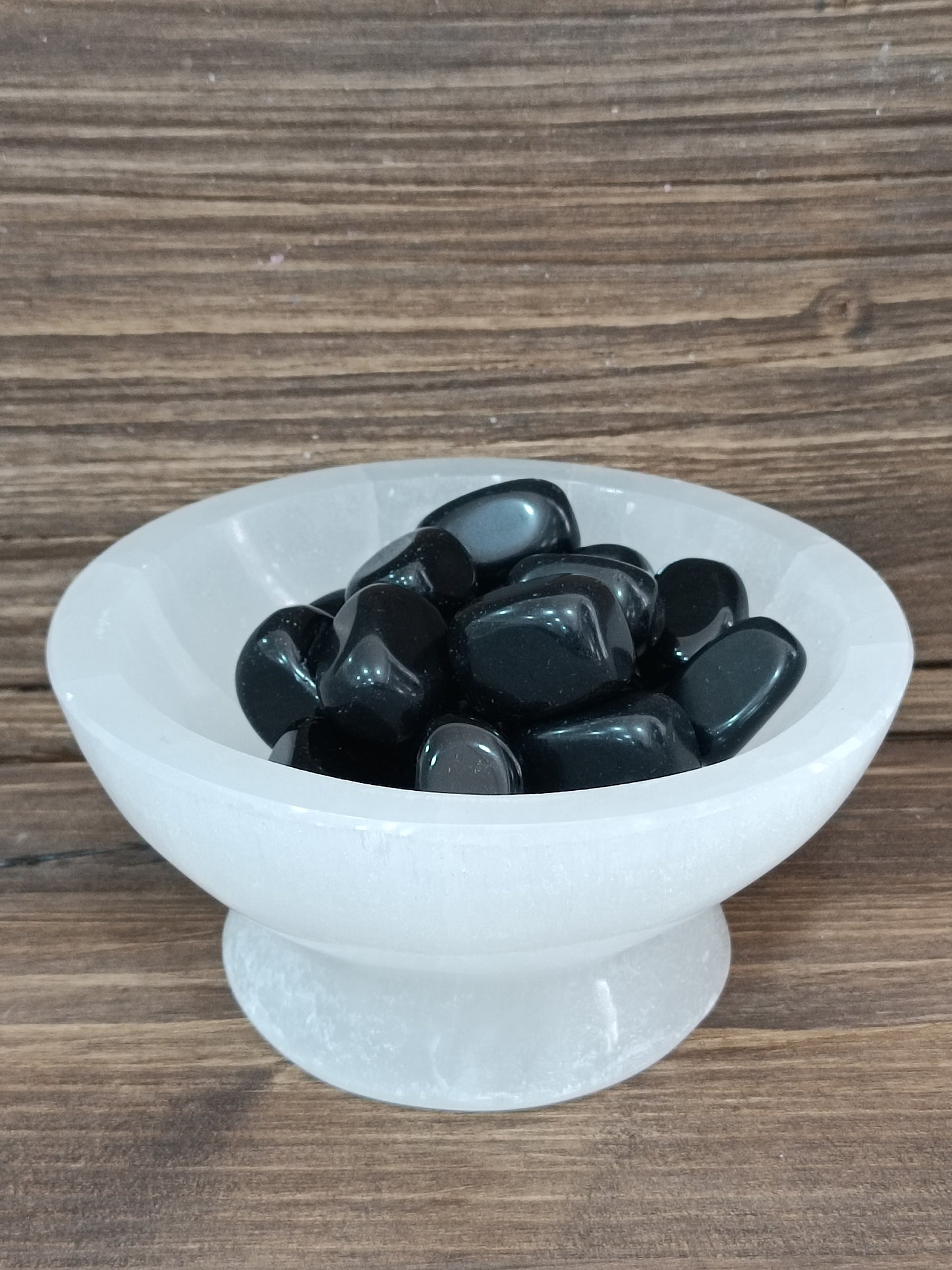 Canto rodado de Obsidiana negra