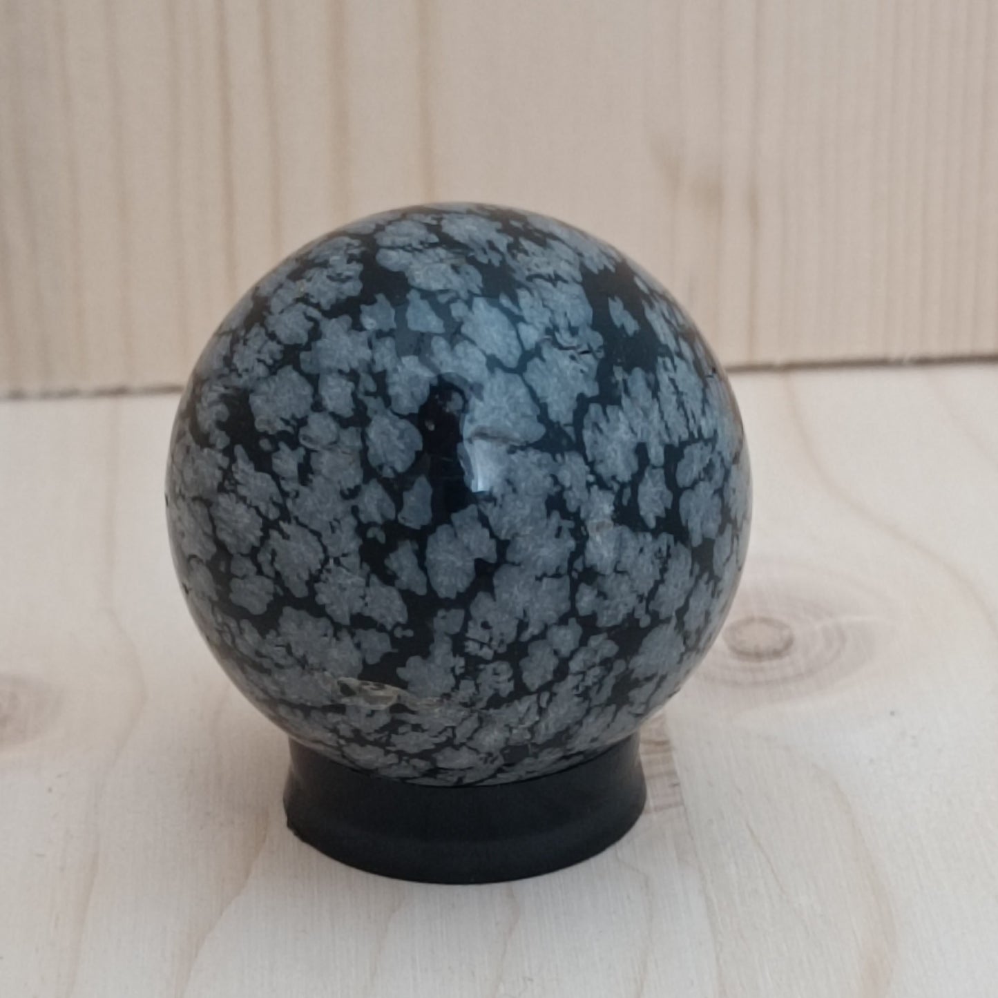 Esfera de Obsidiana nieve