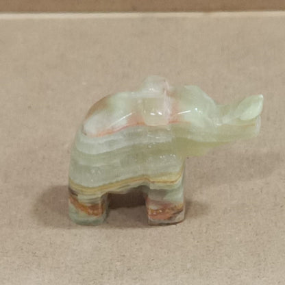 Elefante de Ónix verde
