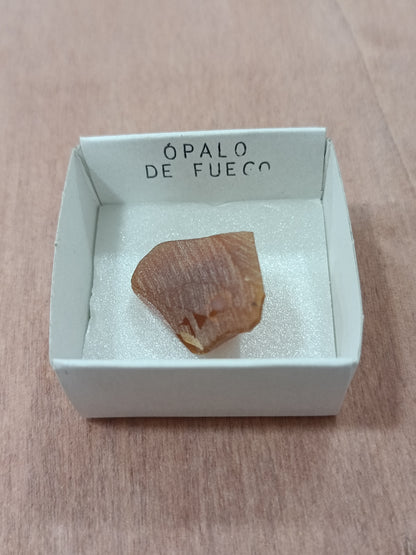 Mineral de colección Ópalo fuego