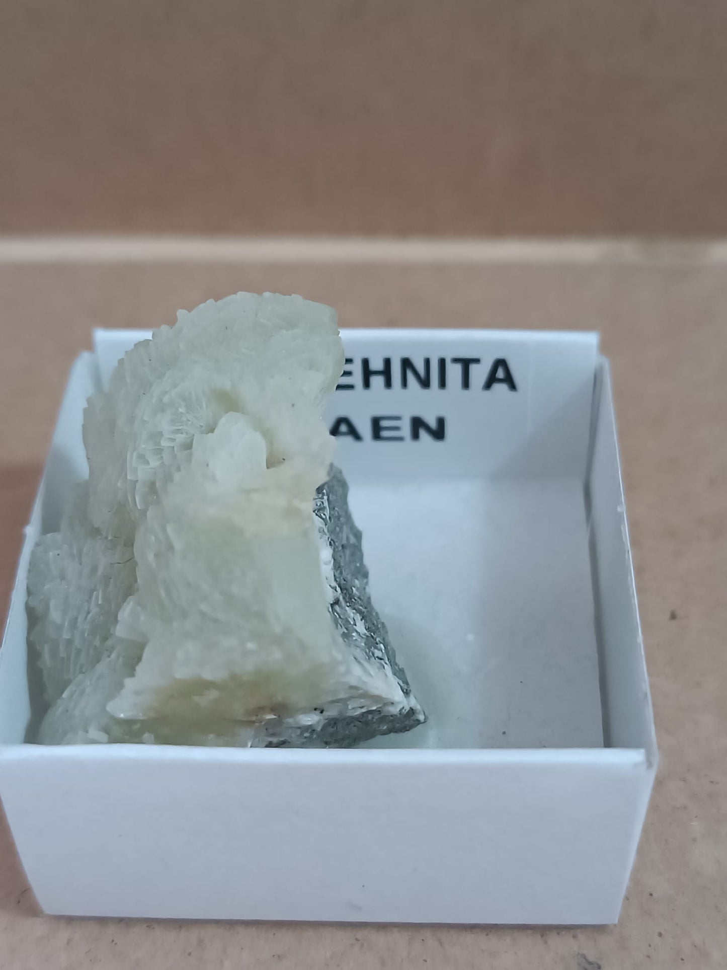 Mineral de colección Prehnita