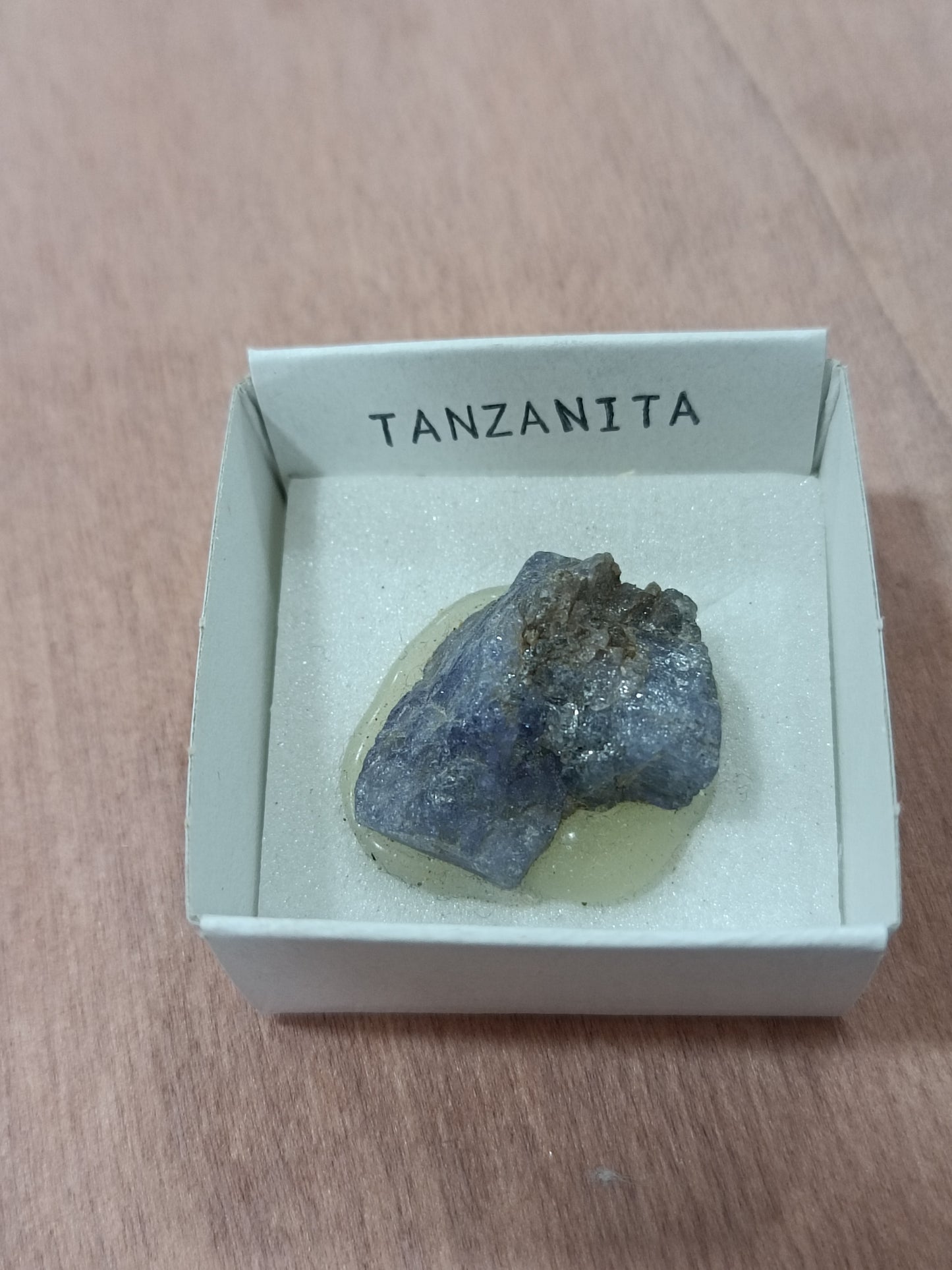 Mineral de colección Tanzanita